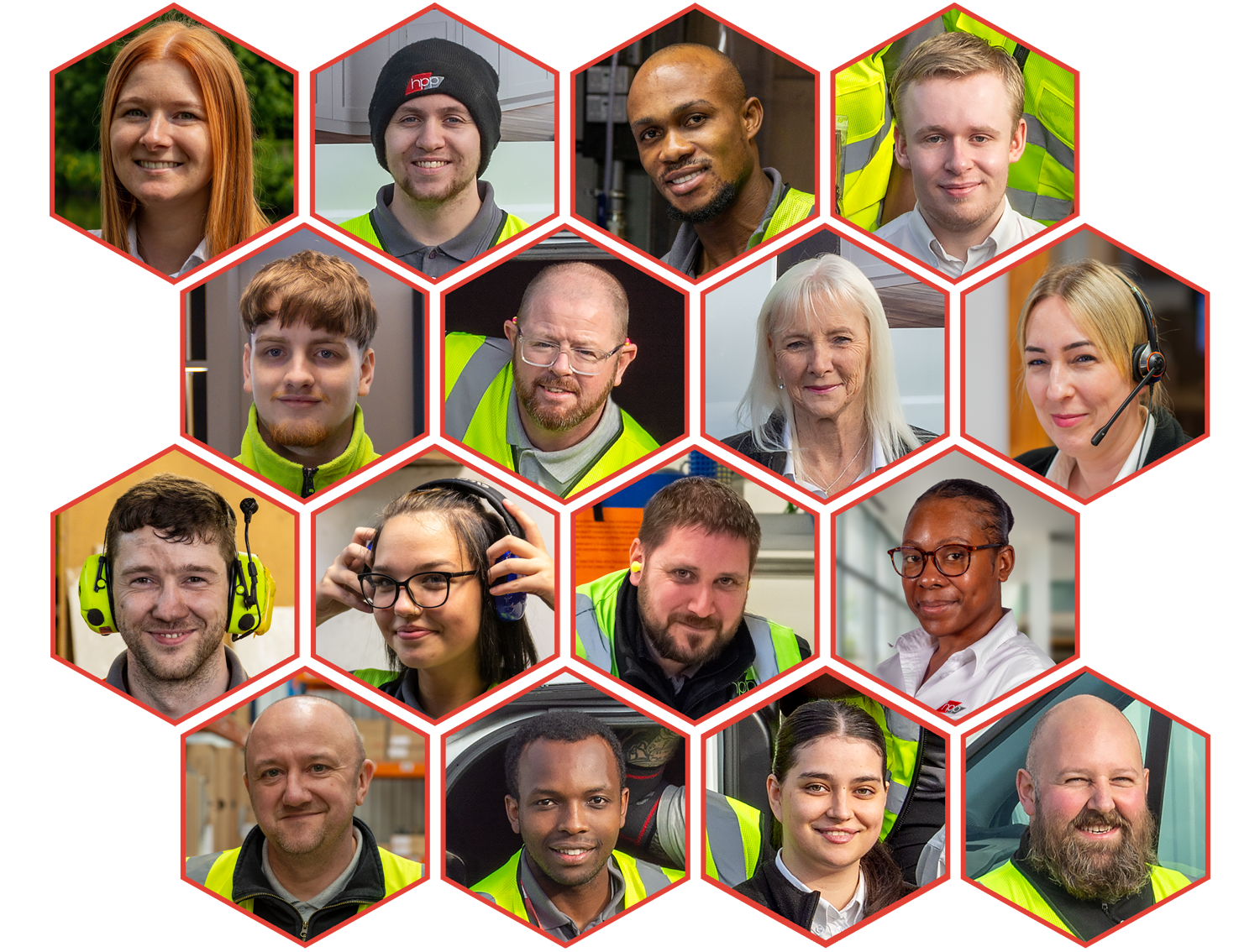 A group picture of the HPP team