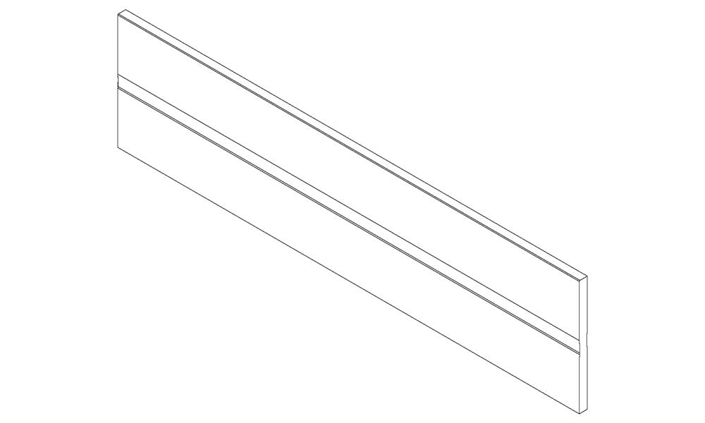 Blum Antaro / Intivo cross divider to suit 450mm cabinet  silk white