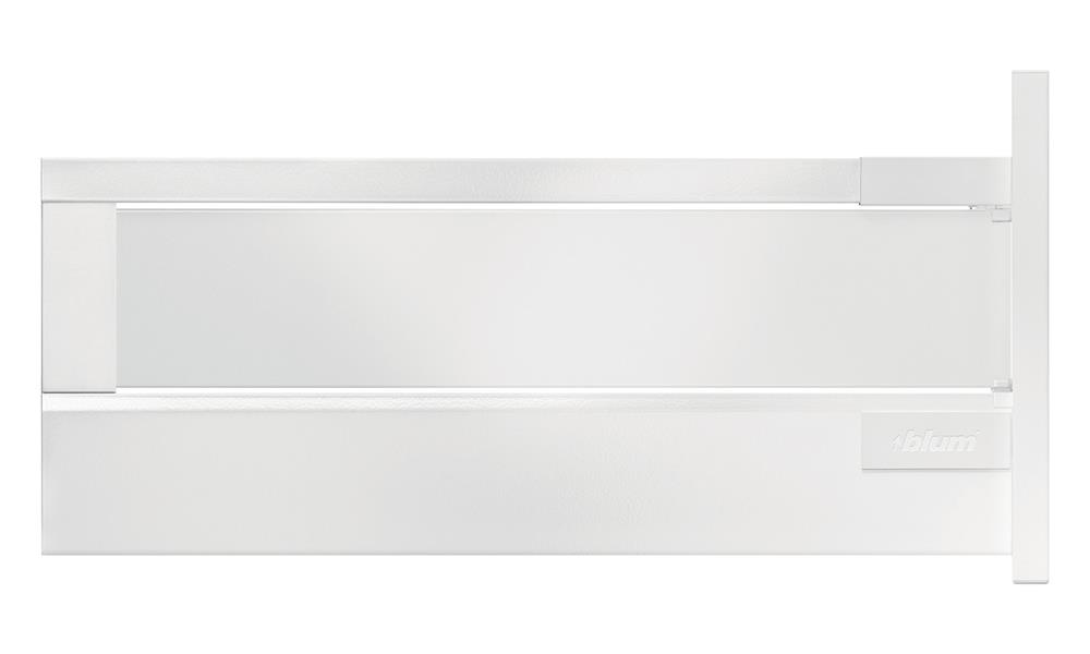 Blum Antaro Tandembox D-Height (450mm) Grey Metal Element, Silk White | 50kg
