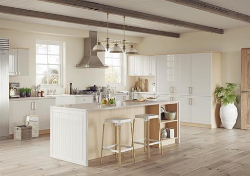 High Gloss Cream with Willingdale Doors
