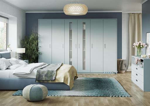 Super Matt Fjord with Munich Inset Doors