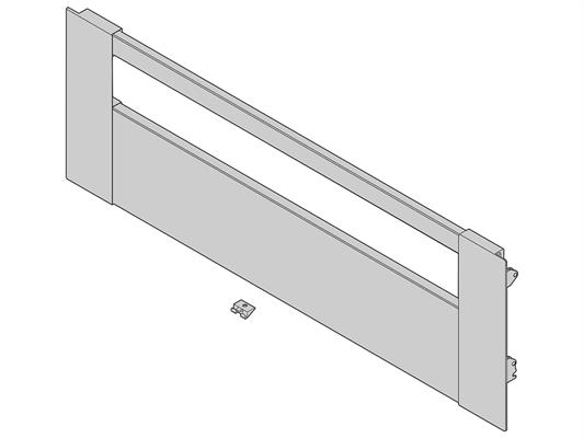 Internal pan drawer front