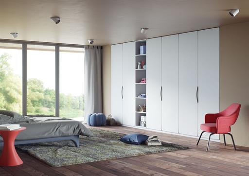Super Matt Frost White with Metropole Doors