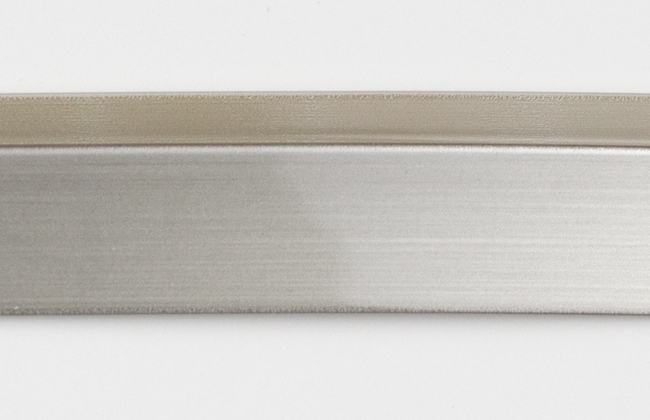ABS Edging Tape 3D 2 in 1 High Gloss Dust Grey / Stainless Steel 1 x 23mm