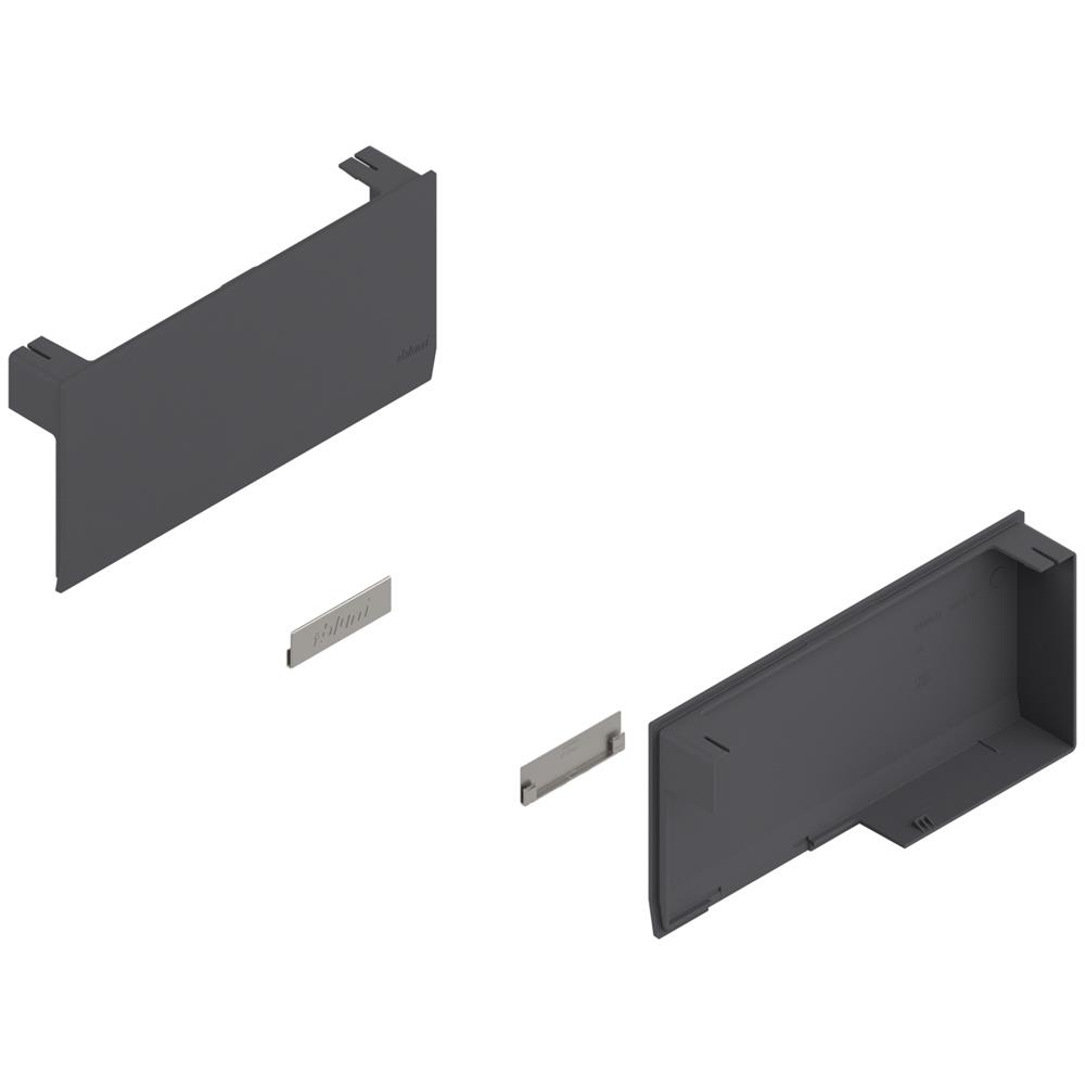 Blum Aventos HK Top cover cap set Dark grey L&amp;R