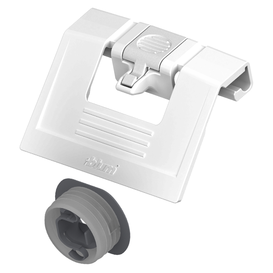 Blum Antaro/Intivo Handle and Latch (Optional) Nylon Silk White