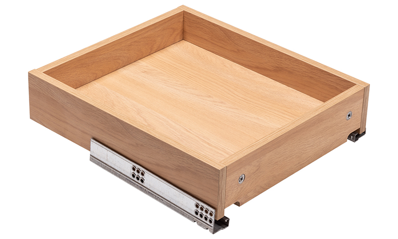 Furniture drawer with Soft Close runners 900 x 400 x 85mm (w d h), Oak