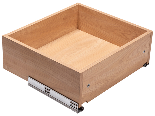 Furniture drawer with Soft Close runners 450 x 400 x 150mm (w d h), Oak