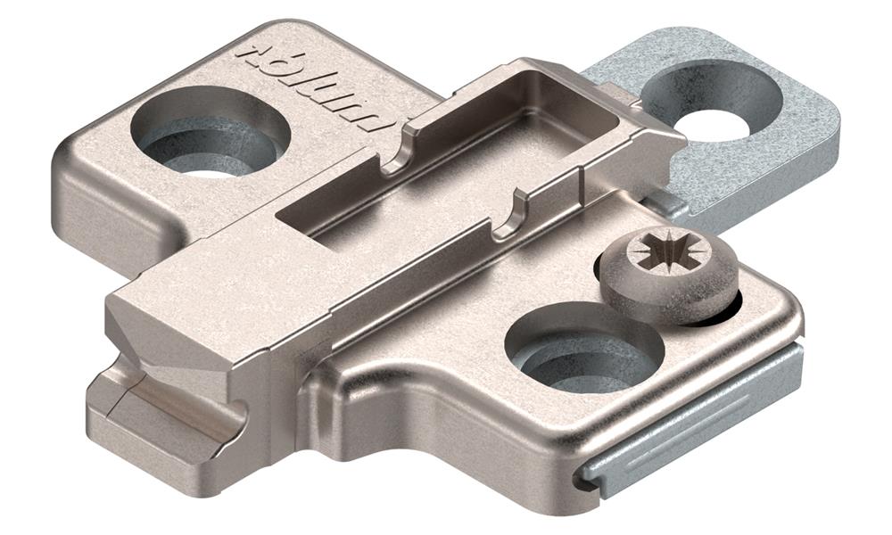 Blum 0mm height adjustable plate for CLIP Top hinges  for use with system screws