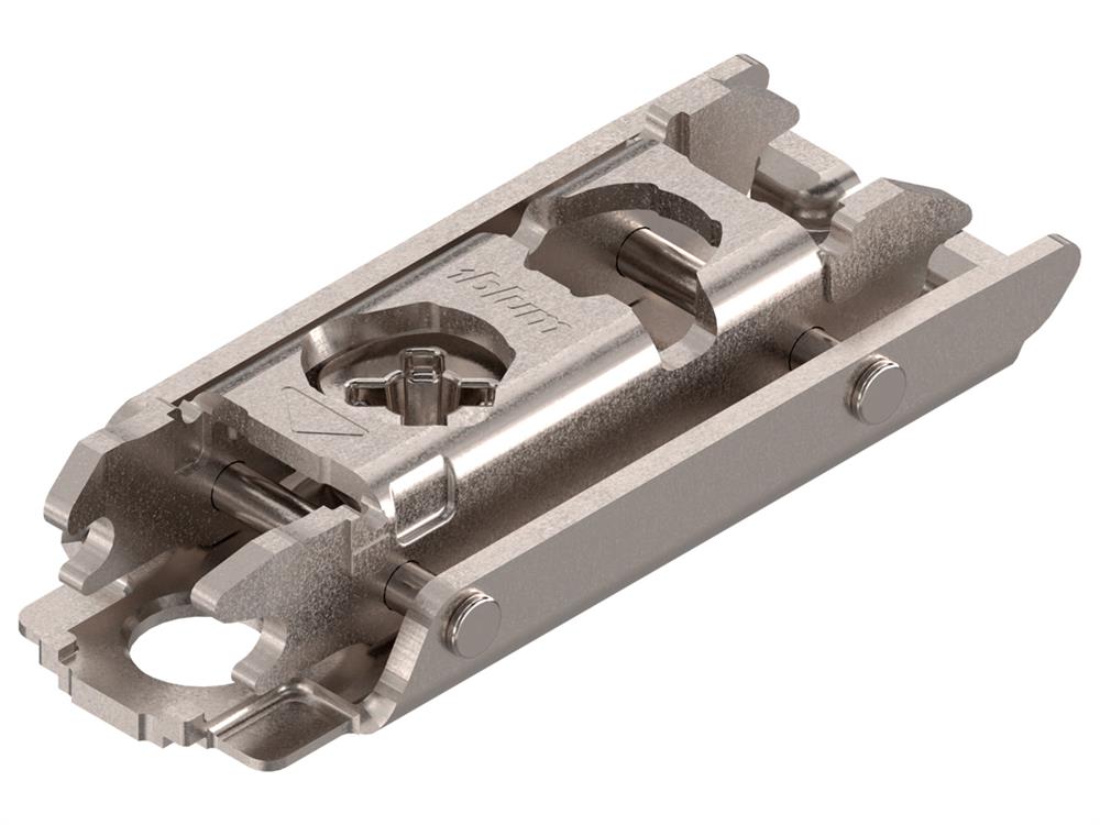 Blum 0mm horizontal cam mounting plate