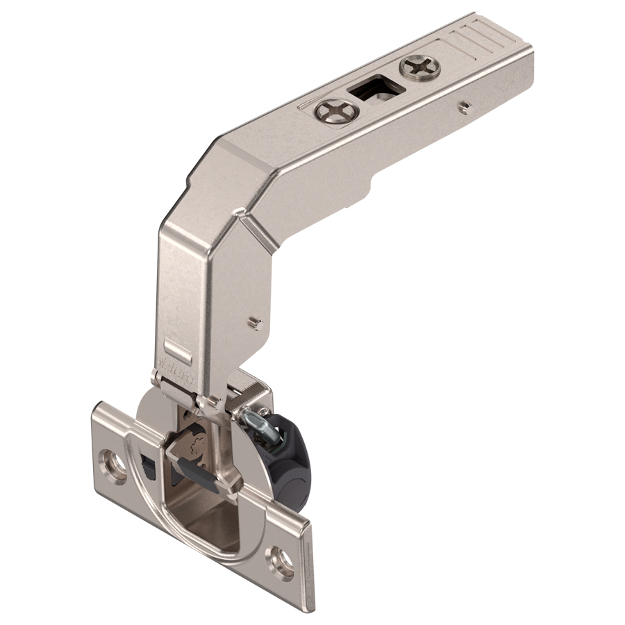 Blum 95 degree blind corner clip top hinge overlay with built in blumotion