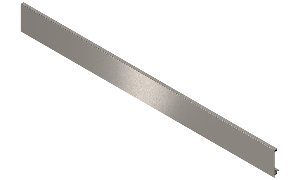 Blum Legrabox front piece for inner drawer front stainless steel