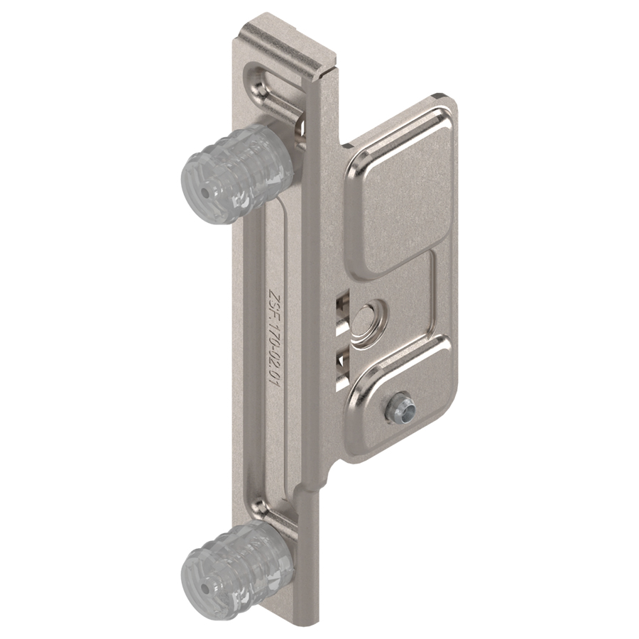 Blum metabox stainless steel knock-in front fixing bracket LH