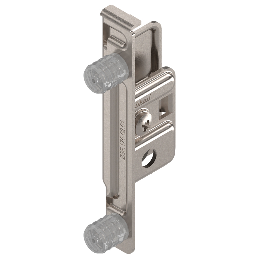Blum metabox stainless steel knock-in front fixing bracket RH