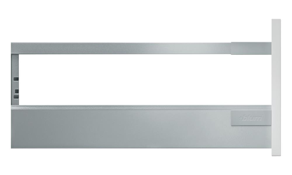 Blum Antaro Tandembox D-Height (450mm) Gallery Rail | Metallic Grey | 30kg