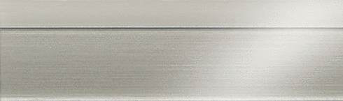 ABS Edging Tape 3D 2 in 1 High Gloss Light Grey / Stainless Steel 1 x 23mm