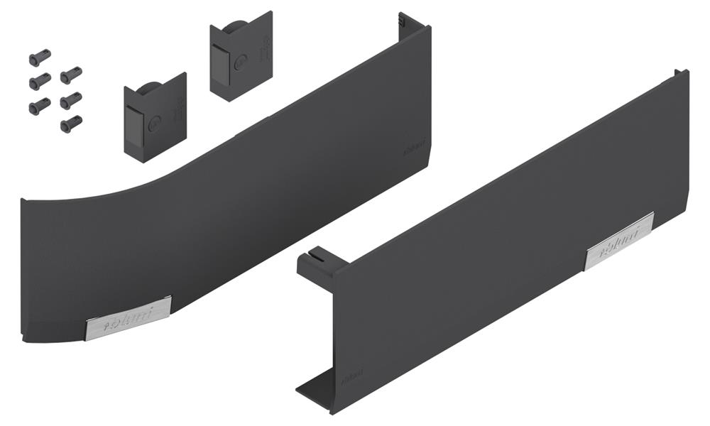 Blum Aventos HF/HS/HL covercap for servo-drive incl trigger switch L&amp;R Dark Grey