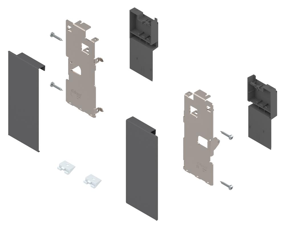 LEGRABOX front fixing, height K, for inner drawer, L&amp;R
