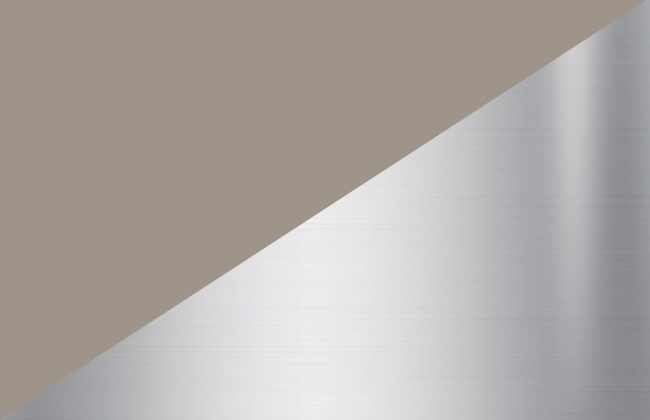 ABS Edging Tape 3D 2 in 1 High Gloss Stone Grey / Stainless Steel 1 x 23mm