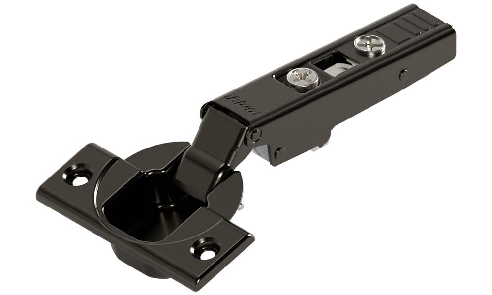 Blum 110 degree clip top hinge unsprung onyx black