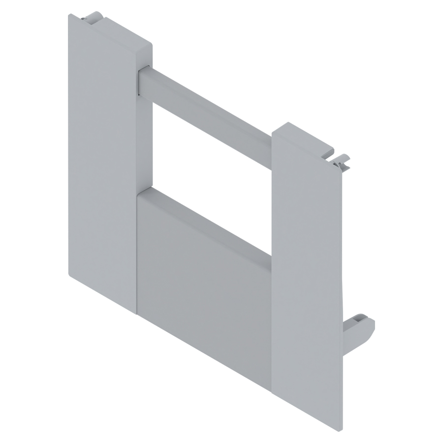 Blum Antaro D height inner drawer front to suit 300mm unit metallic grey