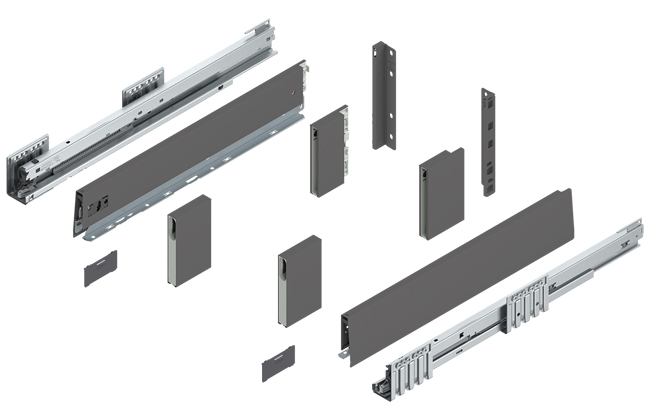 Blum Merivobox E-Height (400mm) BOXCOVER Orion Grey 40kg