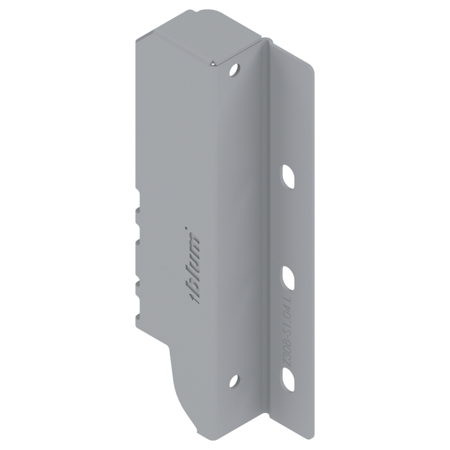 Blum Tandembox Rear 'B' Height Fixing Bracket Grey LH