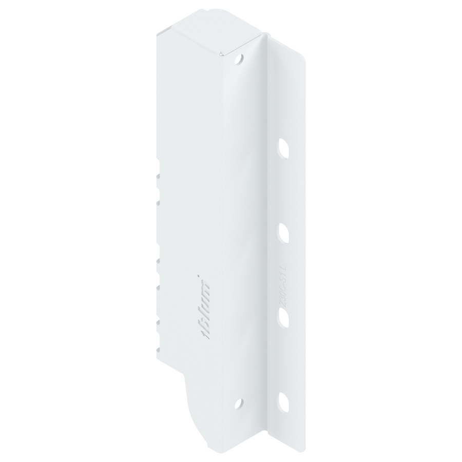 Blum Tandembox 'C' Height Rear Fixing Bracket Silk White LH