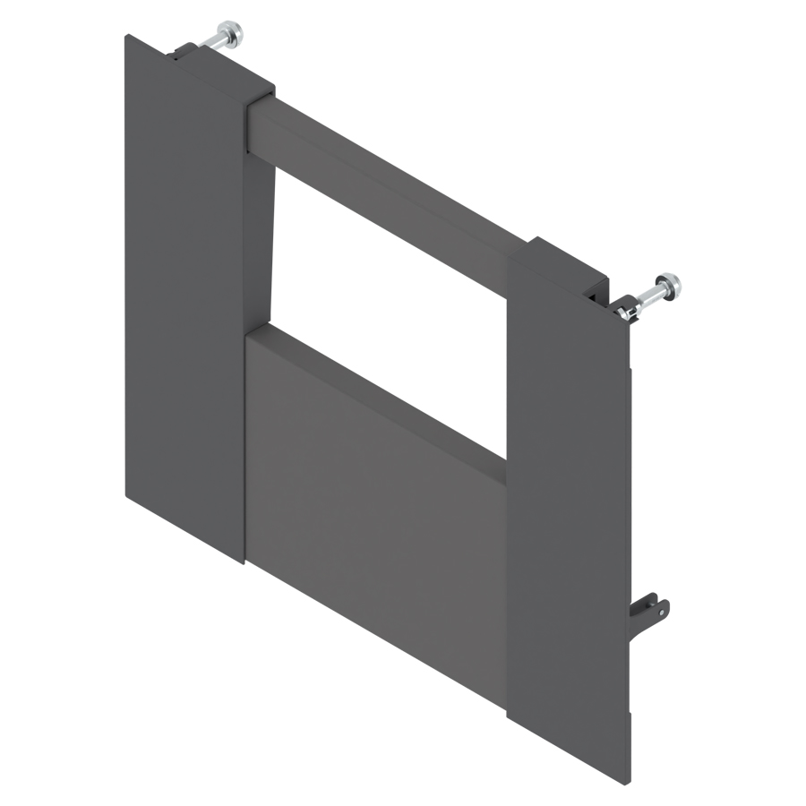 Blum Merivobox E-Height inner drawer front to suit 209 x 300mm Orion Grey