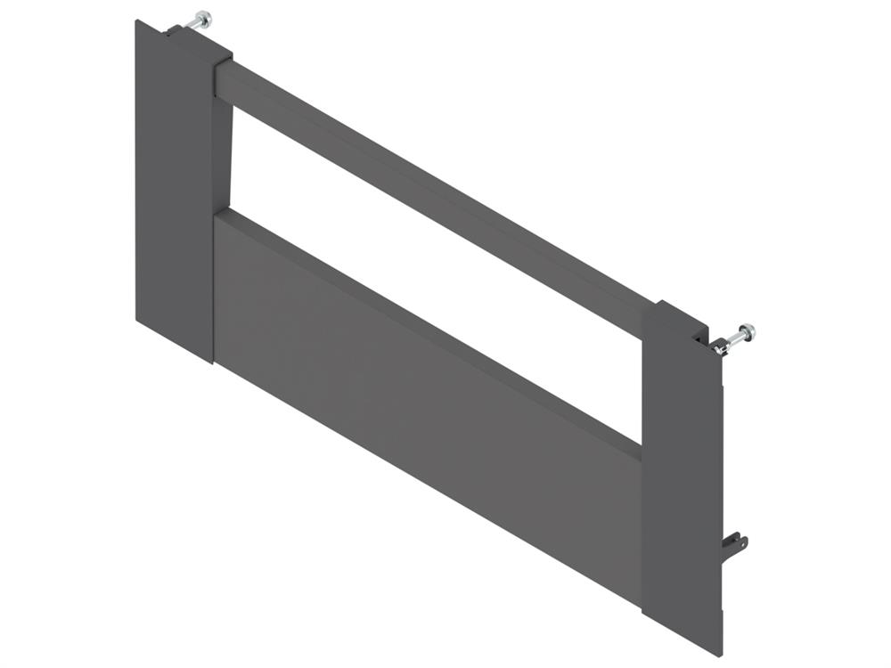 Blum Merivobox E-Height inner drawer front to suit 209 x 500mm Orion Grey