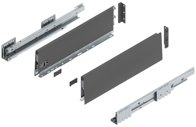 Blum Merivobox K-Height (450mm) Orion Grey 40kg
