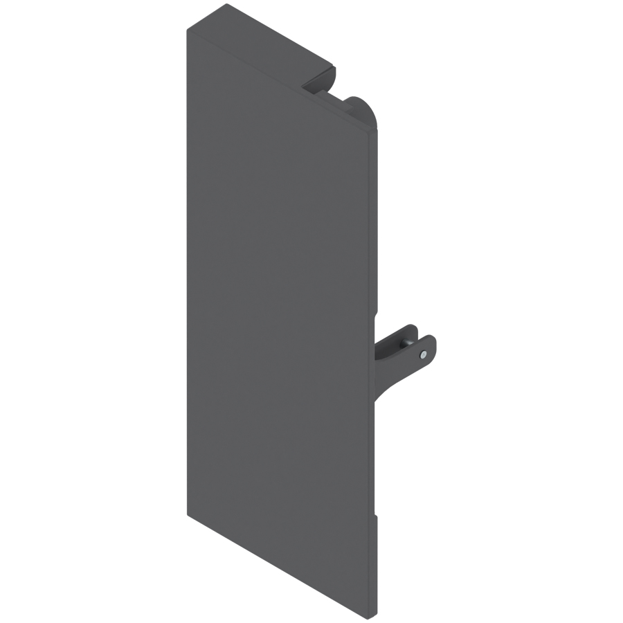Blum Merivobox front fixing brackets for K-Height inner drawer Orion Grey RH