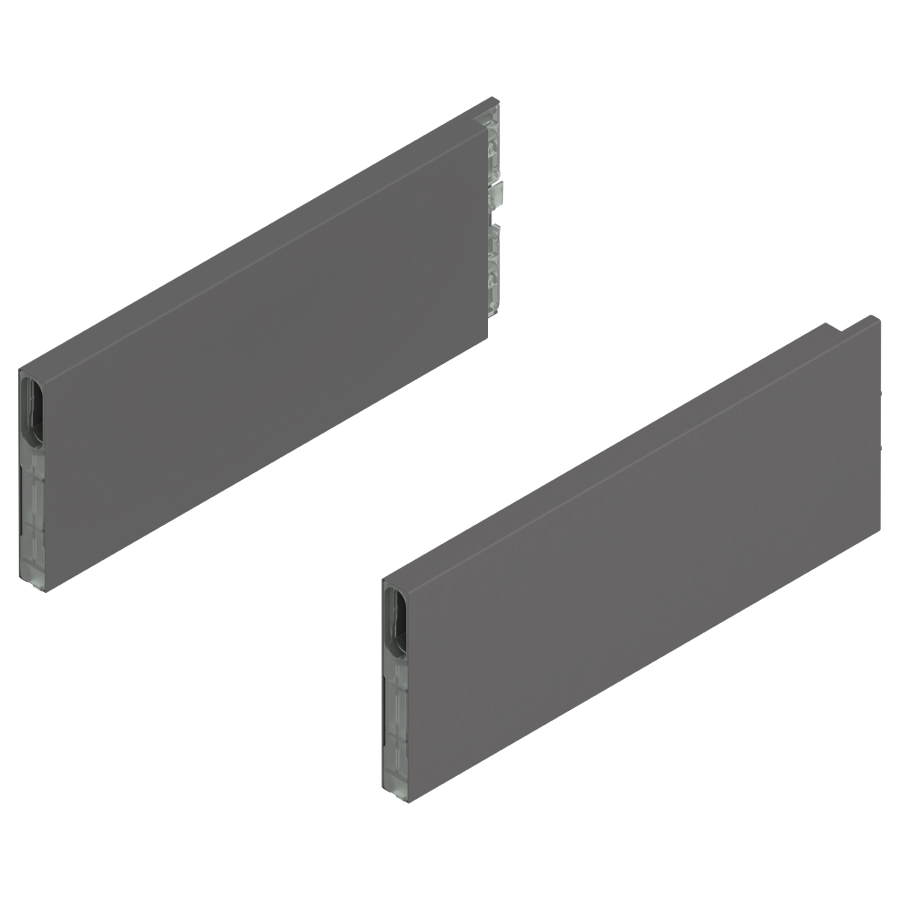 Blum Merivobox Boxcap E Height length 270mm Orion Grey L&amp;R
