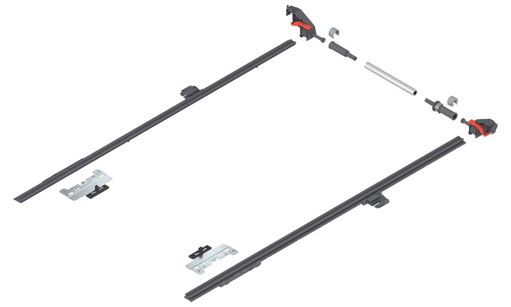 Blum Merivobox side stabilisation for 450-650mm runners L+R
