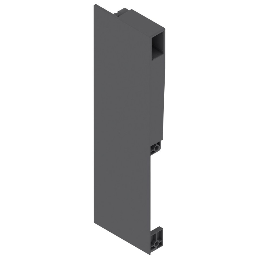 Blum Merivobox front fixing brackets for E-Height inner drawer Orion Grey LH