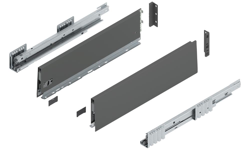Blum Merivobox K-Height (500mm) Orion Grey 40kg