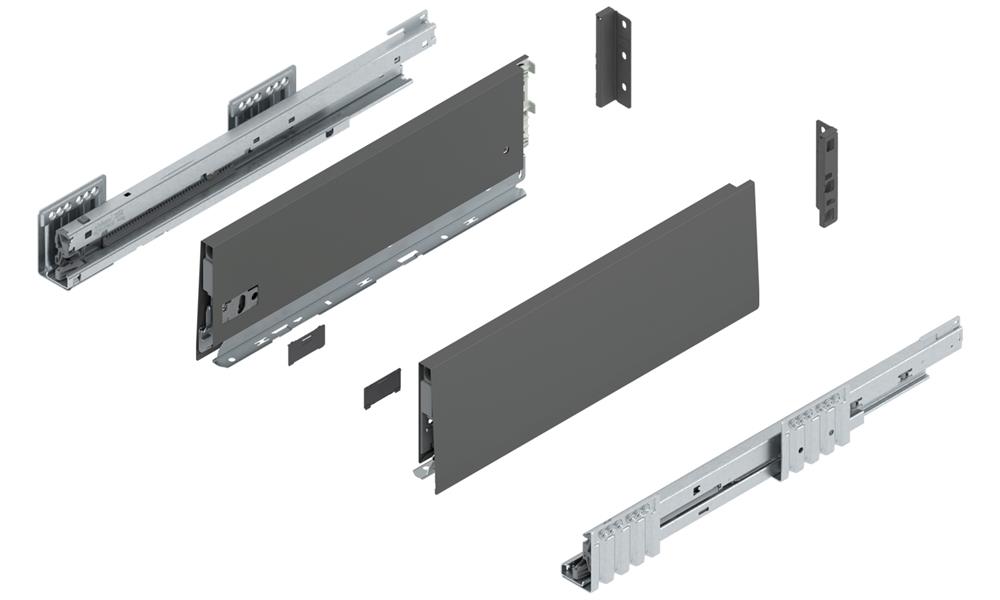 Blum Merivobox K-Height (400mm) Orion Grey 40kg