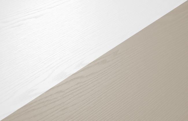 Kronospan 8mm White/Cashmere PV Grained MDF 2800 x 2070mm