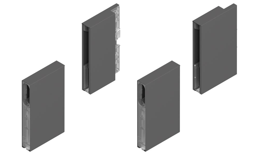 Blum Merivobox E-Height Element bracket set - Orion Grey