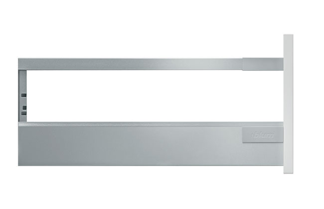 Blum Antaro Tandembox D-Height (350mm) Gallery Rail | Metallic Grey | 30kg