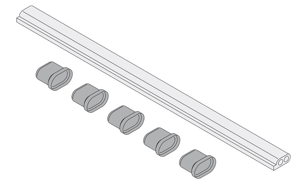 Blum Servo-Drive 8mtr distribution cable  including 5 end caps