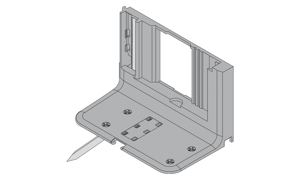 Blum Servo-Drive single tier drive unit bracket with 80cm of cable